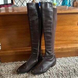 Michael Kors brown Brown High Leather Boots